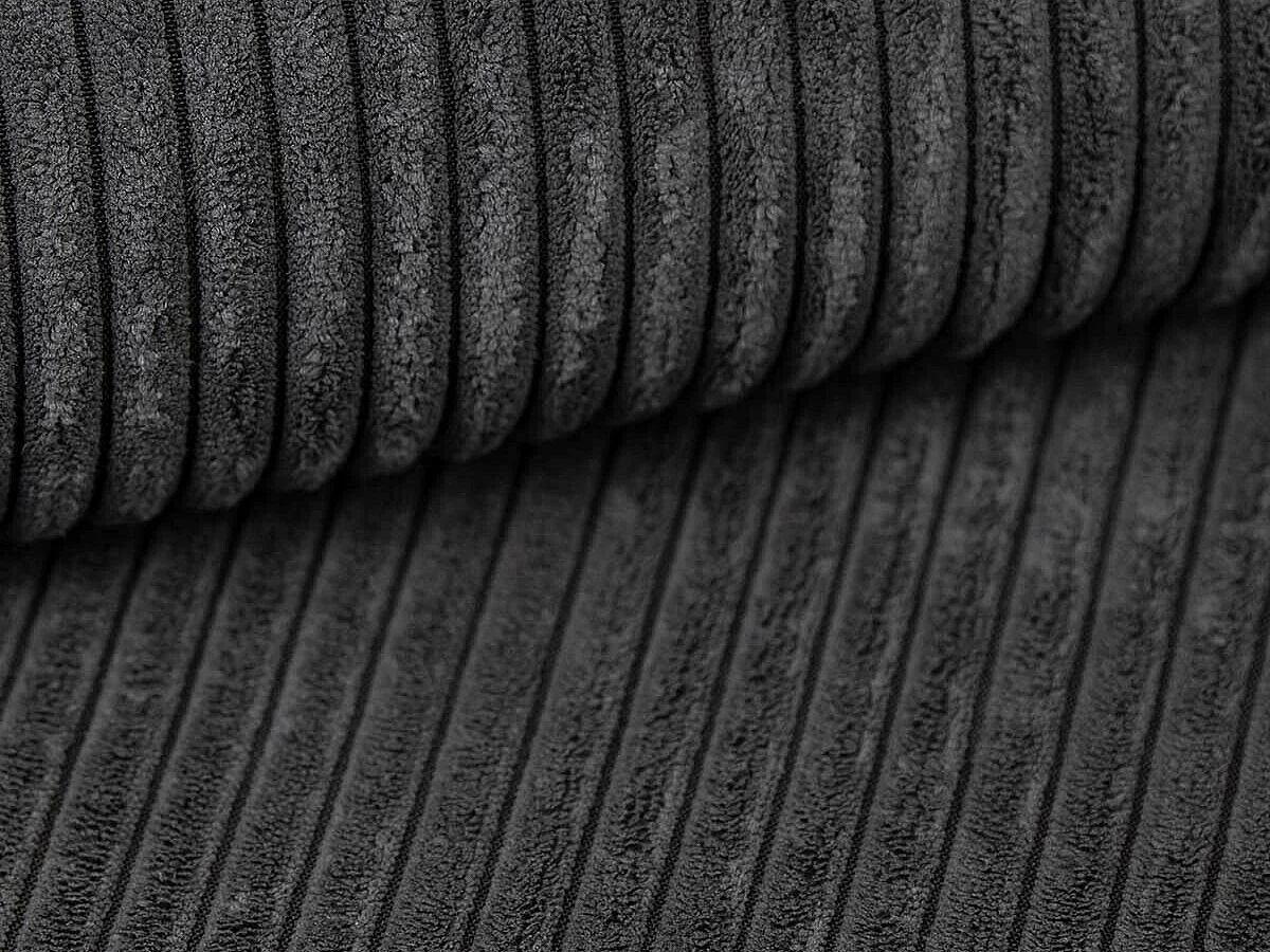 Canapé d'angle Memphis 104, Gris, Disponible, 240x140x82cm