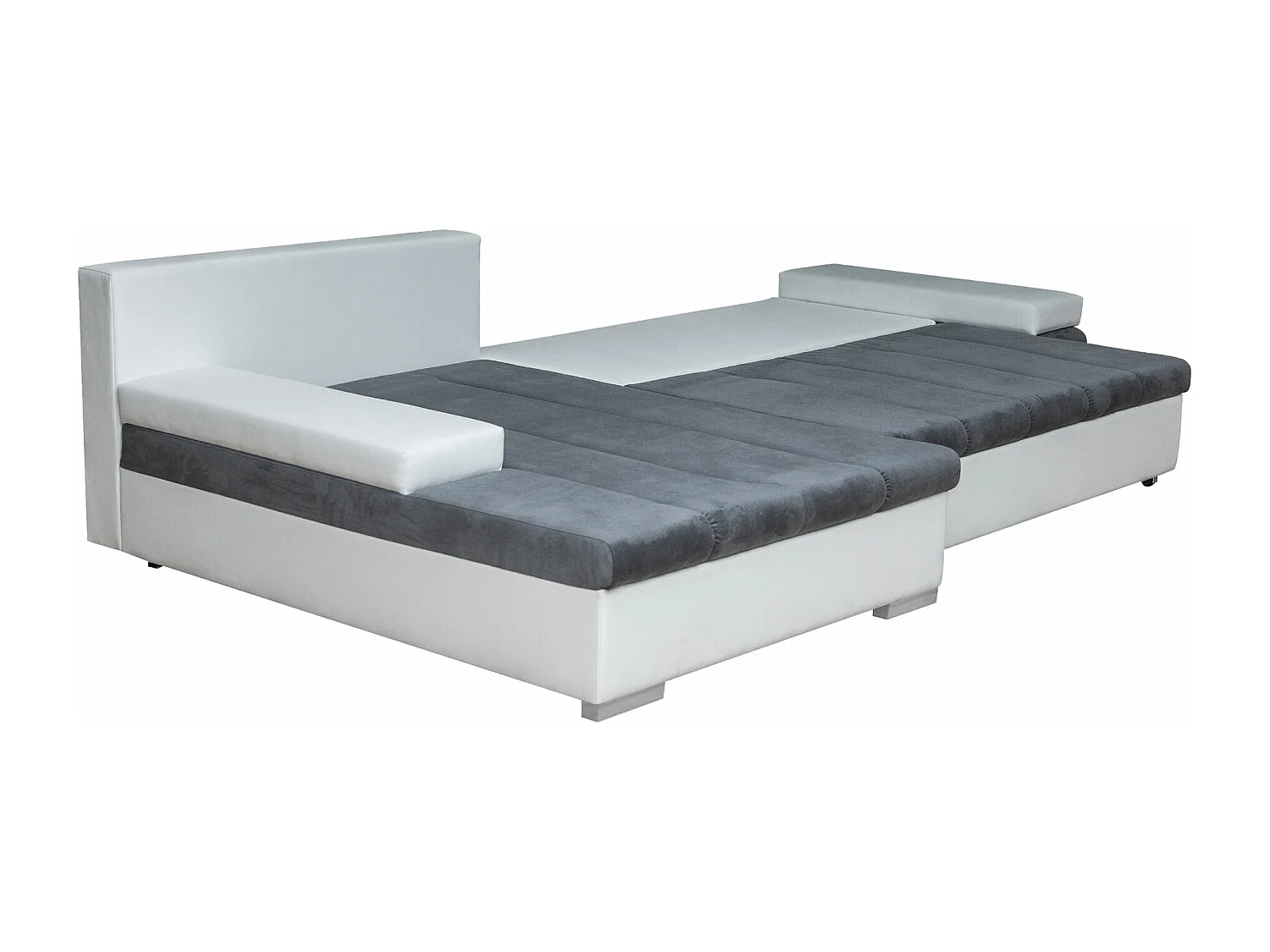 Sofá rinconero Comfivo 169, Marrón, Función de descanso, Almacenaje, 310x175x83cm