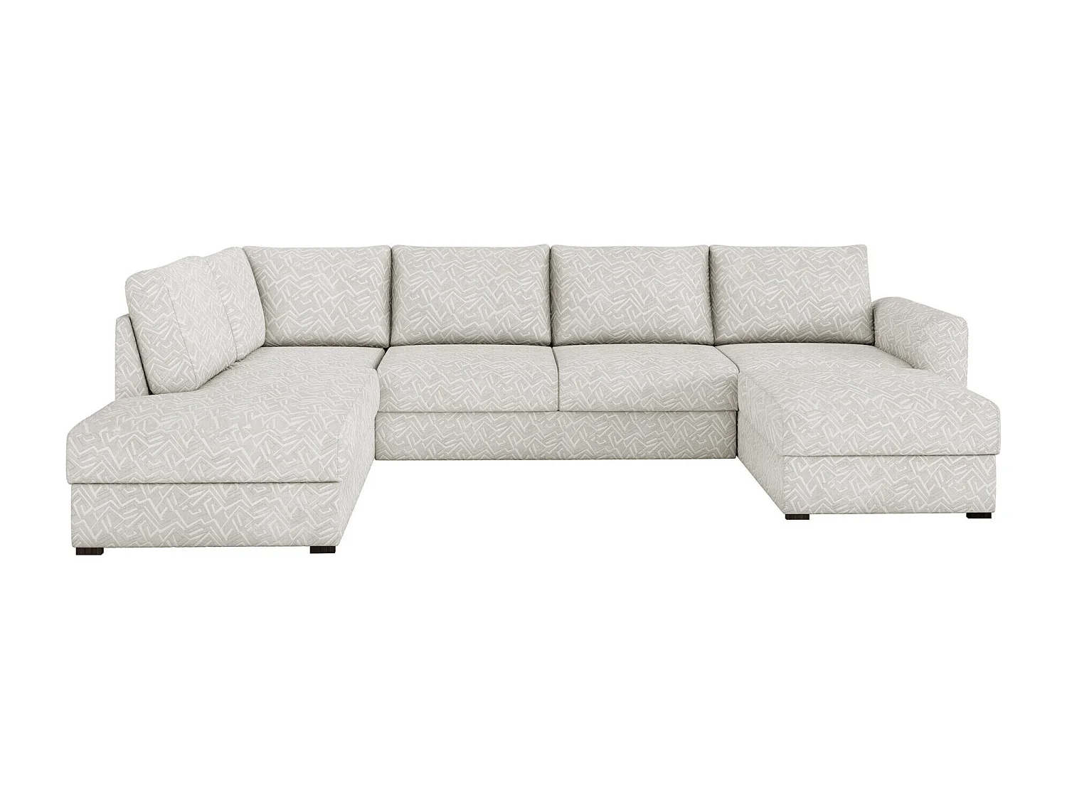 Sofá rinconero Comfivo 261, Gris, Función de descanso, Almacenaje, 305x188x85cm