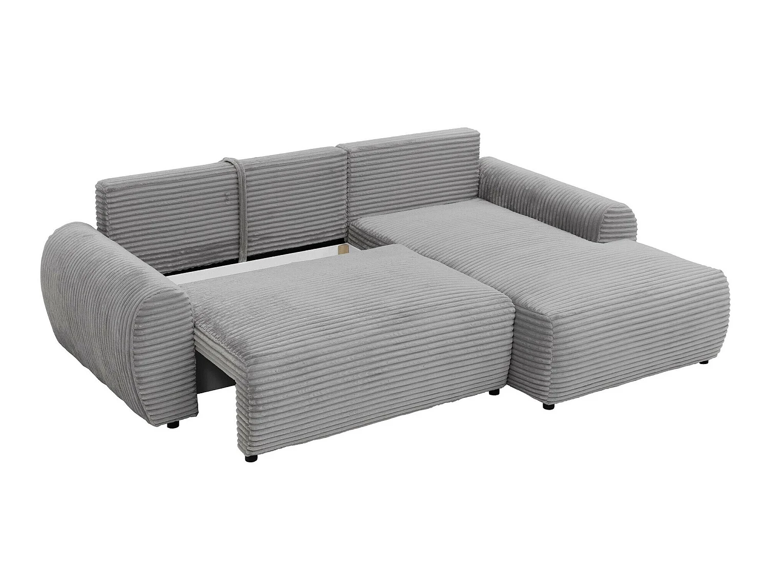 Sofá rinconero TrendyNest Strigina, Crema, Función de descanso