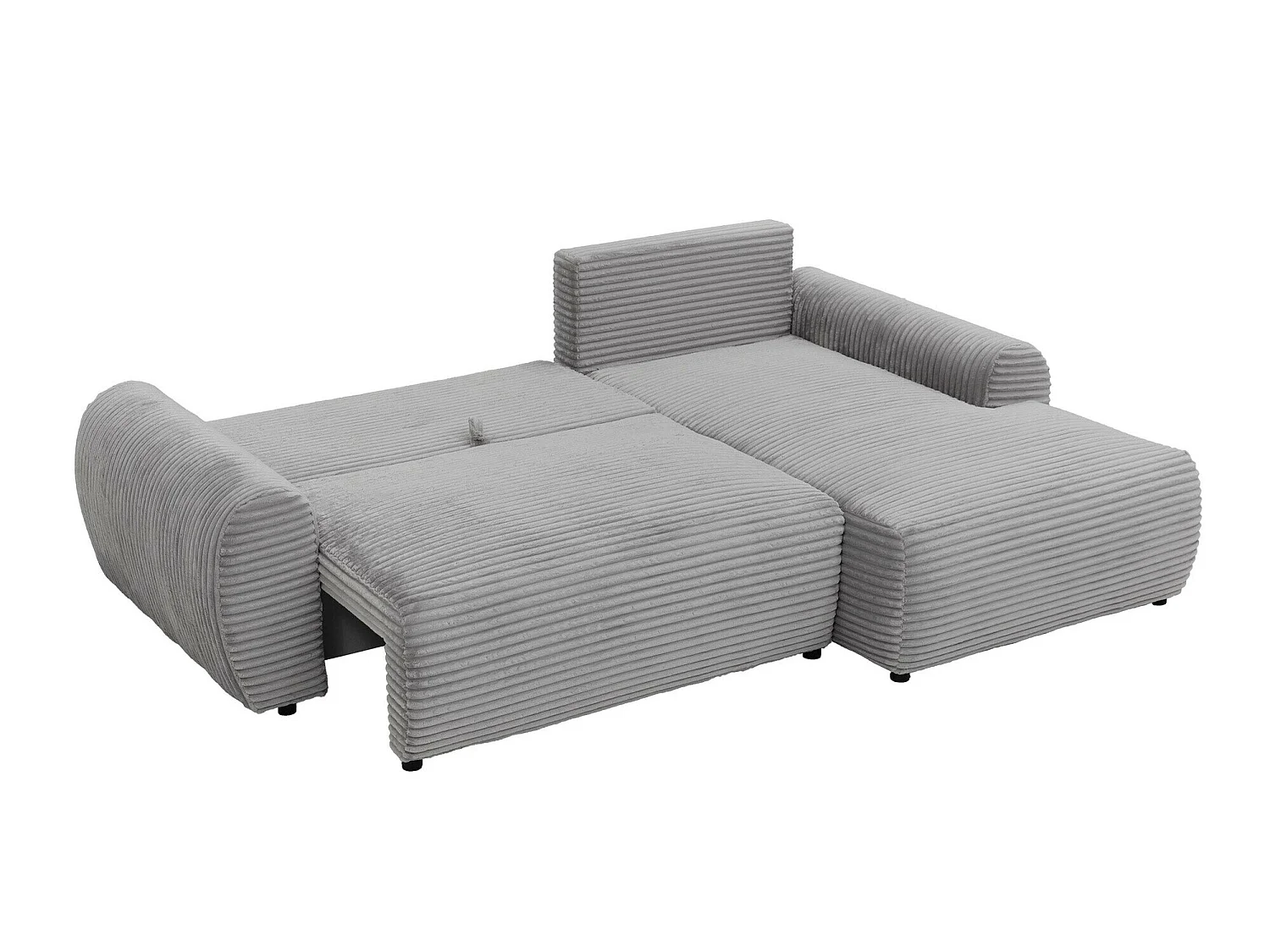 Sofá rinconero TrendyNest Strigina, Crema, Función de descanso