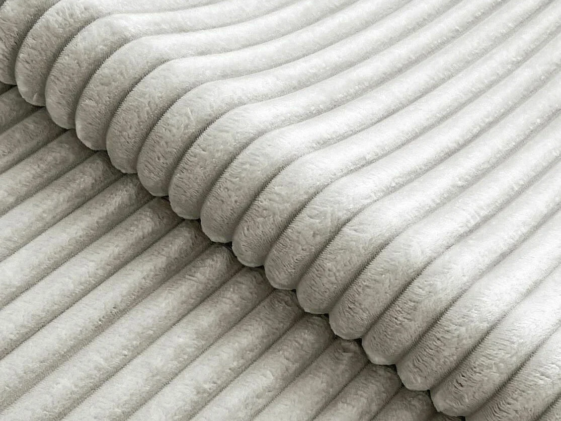 Canapé d'angle TrendyNest 103, Gris, Fonction de couchage, Boîte de literie, 267x177x93cm