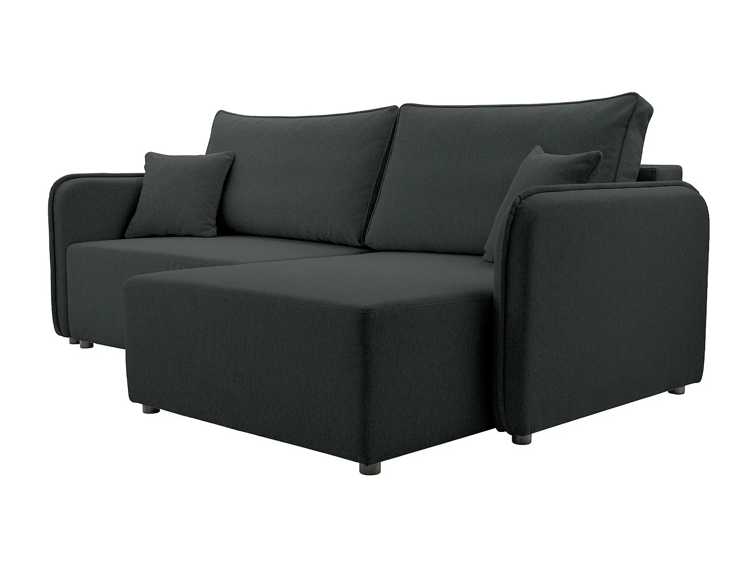 Sofá de canto TrendyNest 111, Cinzento, Funcionalidade de dormir