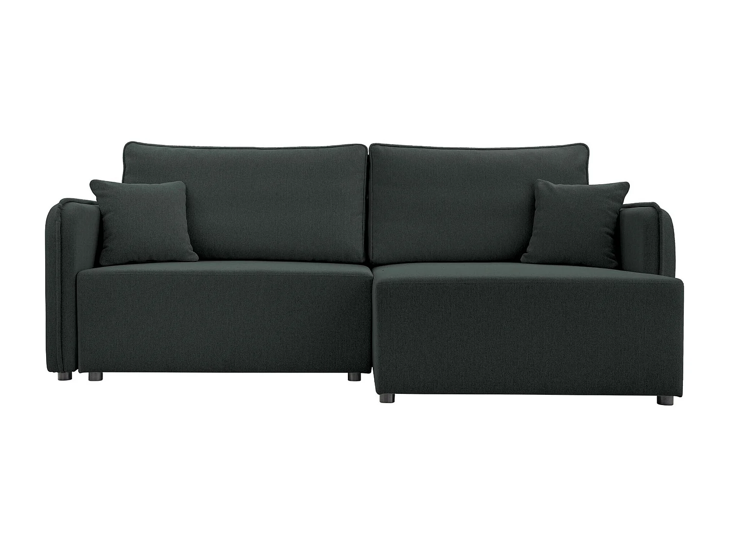 Sofá rinconero TrendyNest 111, Gris, Función de descanso, Almacenaje, 227x147x93cm