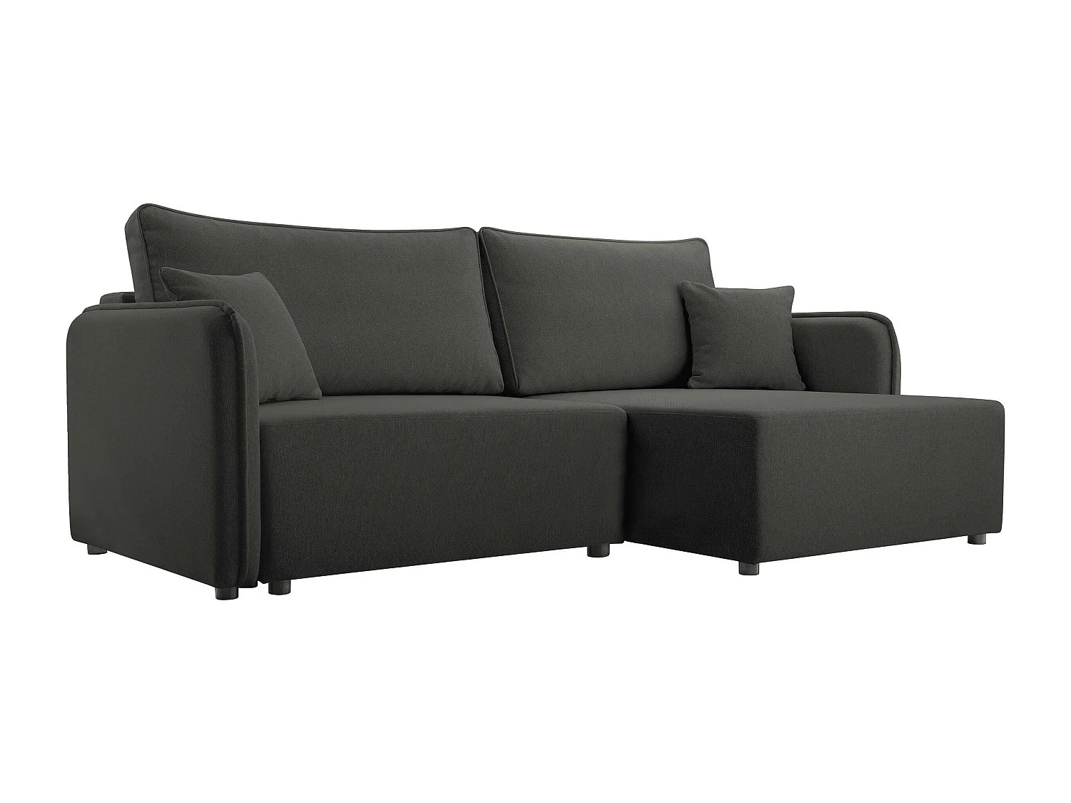 Canapé d'angle TrendyNest 111, Gris, Disponible, 227x147x93cm