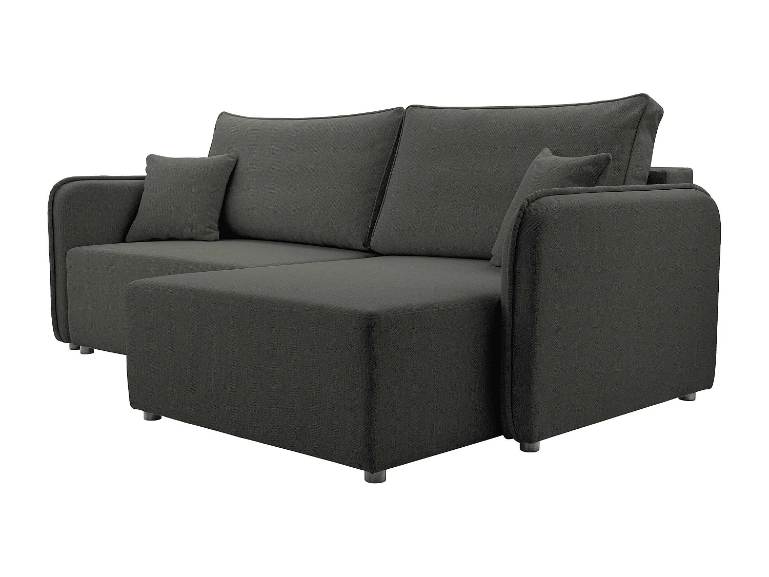 Canapé d'angle TrendyNest 111, Gris, Disponible, 227x147x93cm