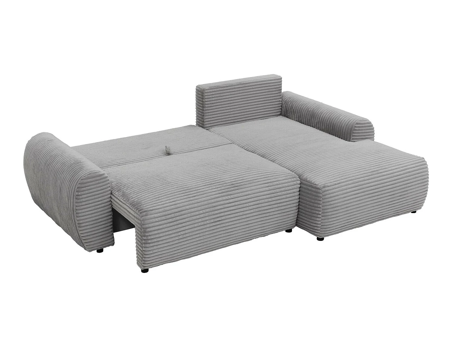 Sofá rinconero TrendyNest Strigina, Crema, Función de descanso
