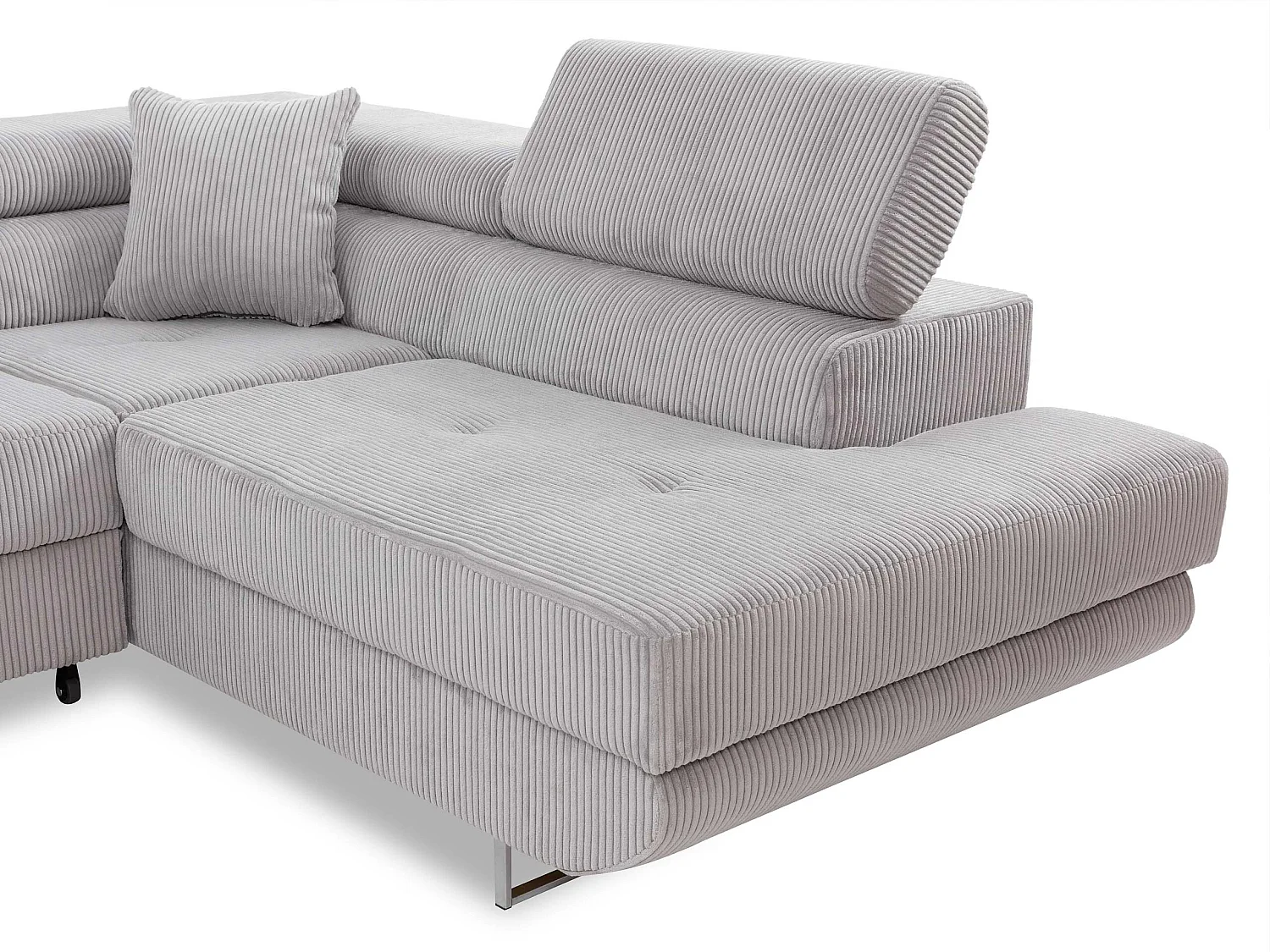 Canapé d'angle Comfivo Vinetum, Blanc, Disponible, 274x203x70cm
