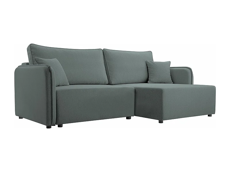 Sofá de canto TrendyNest 111, Cinzento, Funcionalidade de dormir