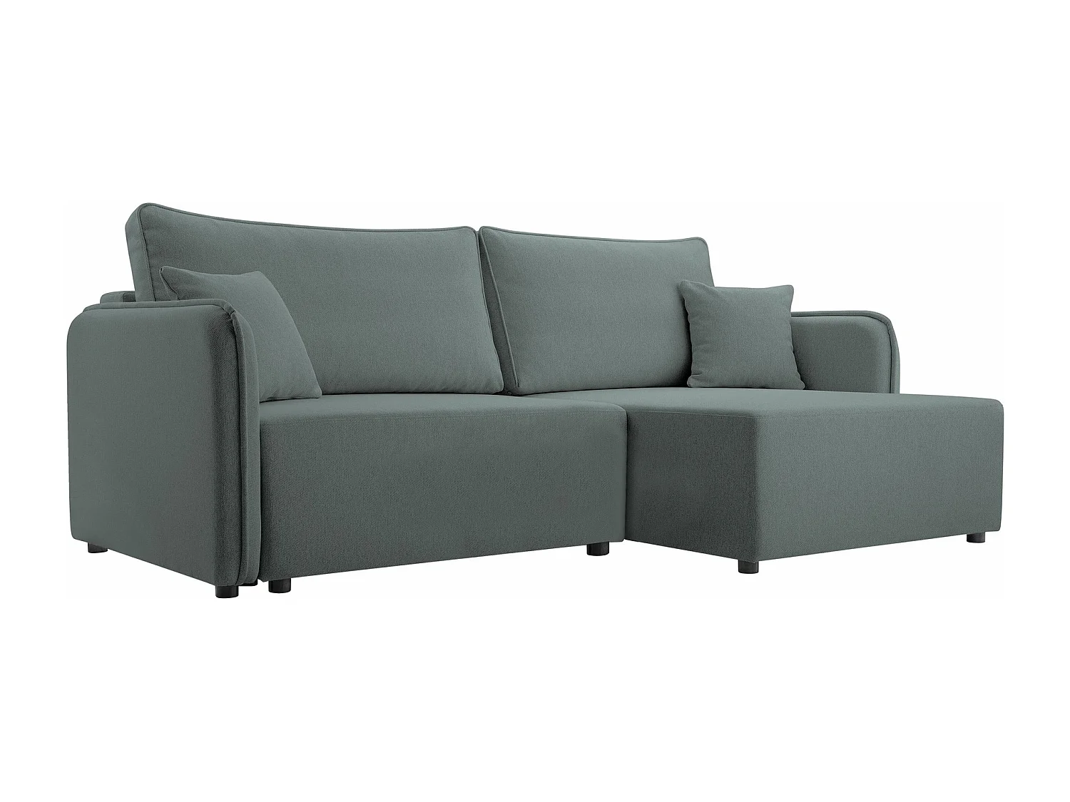 Sofá de canto TrendyNest 111, Cinzento, Funcionalidade de dormir