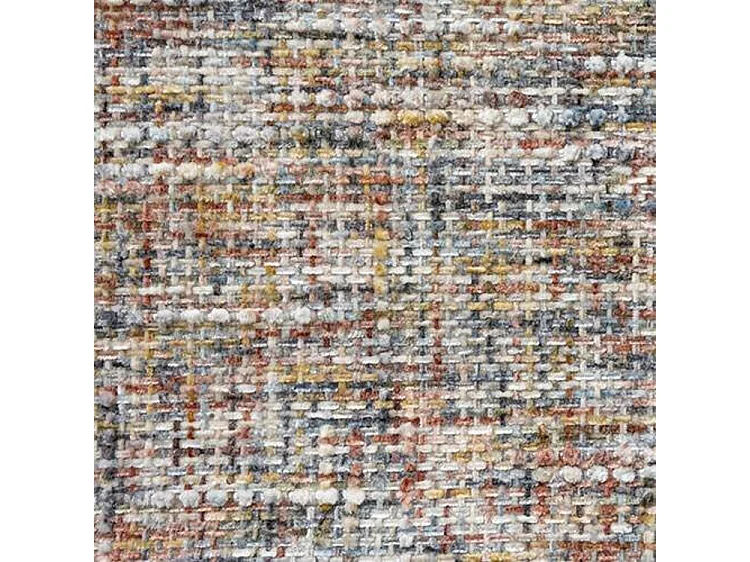 Canapé d'angle convertible 3 places en tissu brun 360x160x75 cm