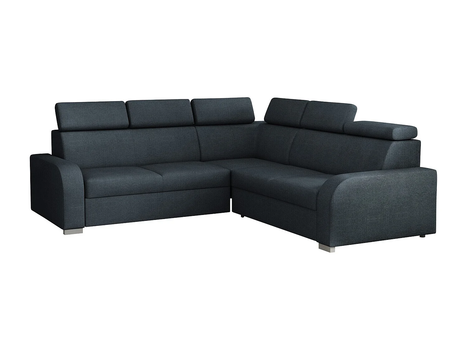 Sofá rinconero Etrcala 101, Azul, Función de descanso, Almacenaje, 250x250x100cm