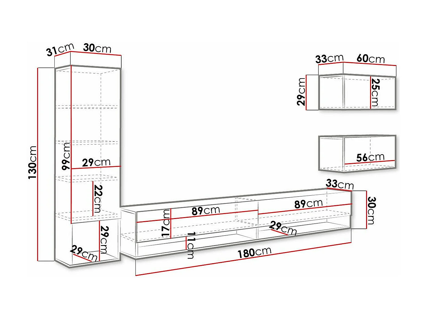 Ensemble de salon Sarasota 124