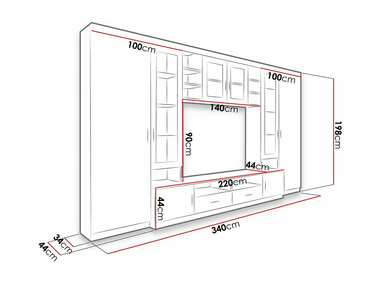 Conjunto para sala de estar Tucson 108