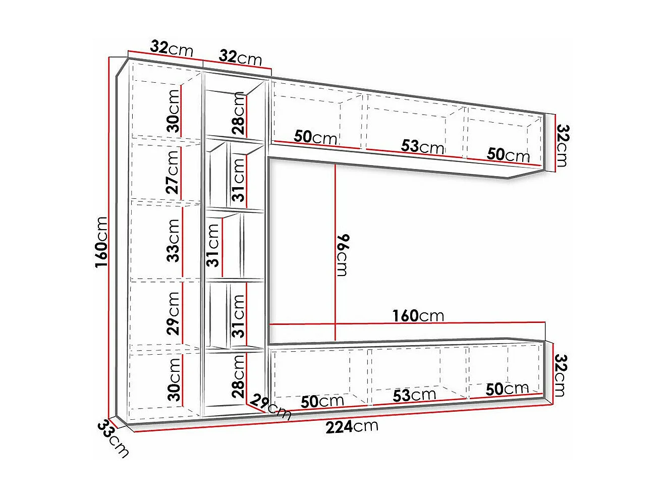 Conjunto para sala de estar Comfivo 260