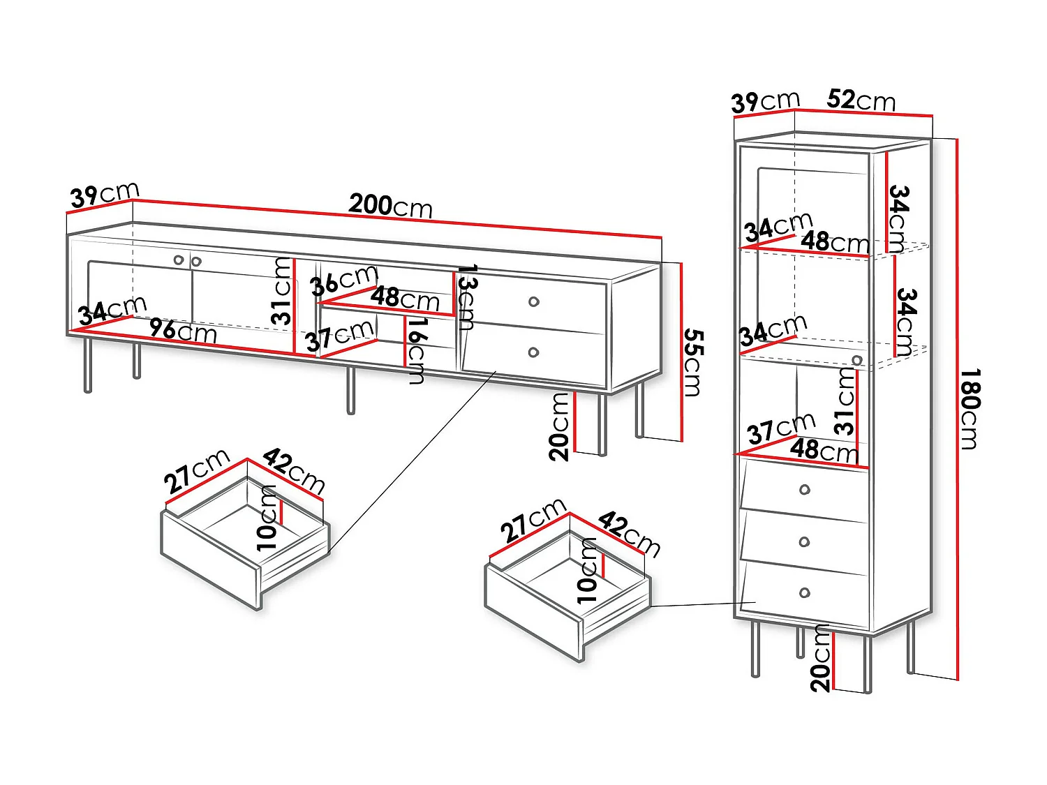 Ensemble de salon Feletri 109