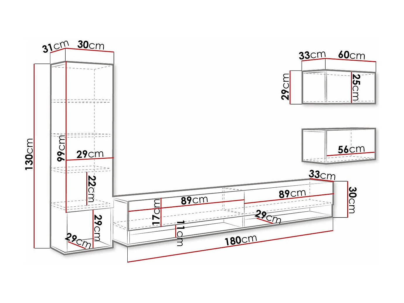 Conjunto de salón Sarasota 124