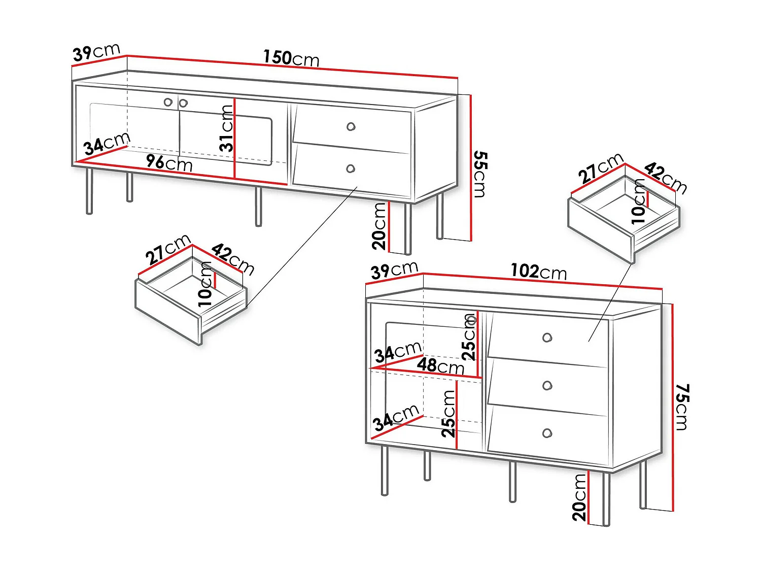 Conjunto de salón Feletri 108