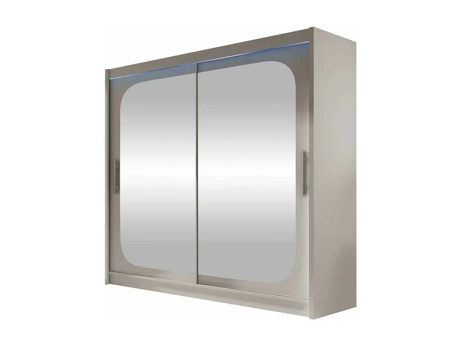 Armoire Closico 108, Cachemire, 215x180x58cm, Portes d'armoire: Coulissantes