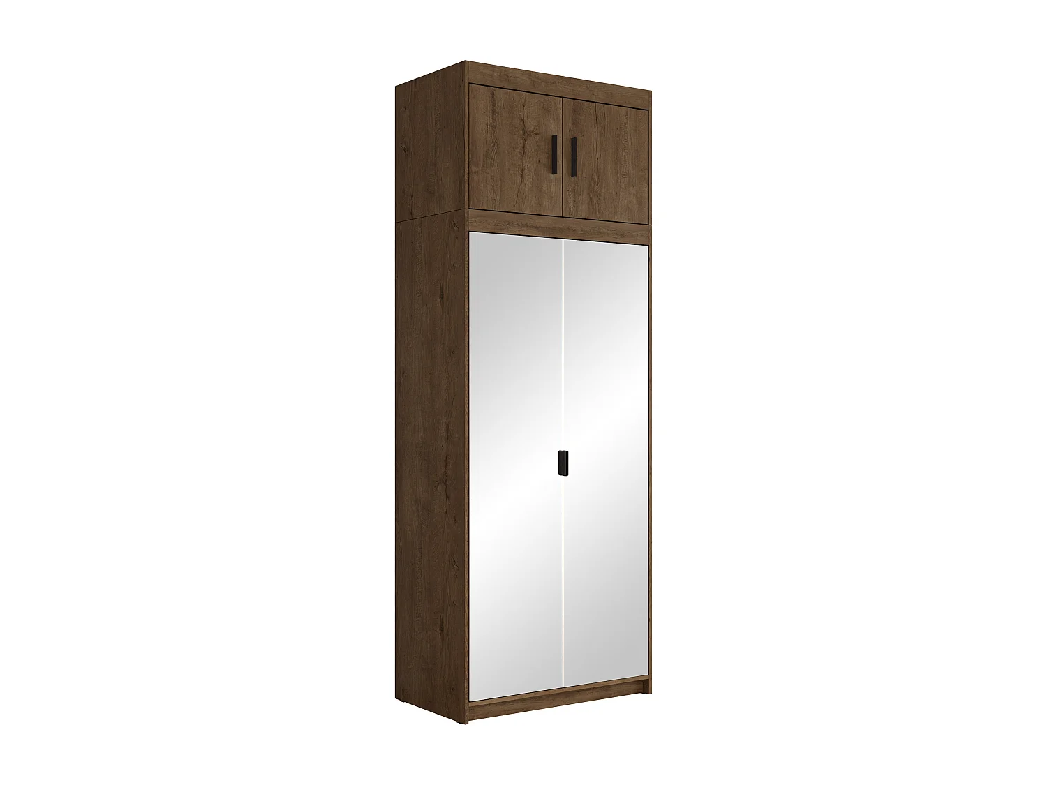 Armoire Novduni 119, Chêne de Lefkas, 246x90x53cm, Portes d'armoire: Avec des charnières
