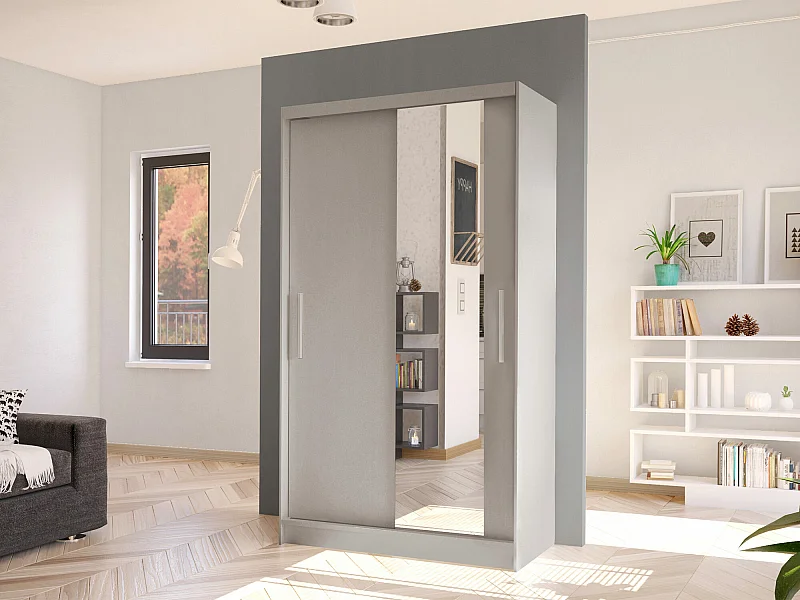 Armario Closico 164, Cachemira, 200x100x58cm, Puertas de armario: Correderas