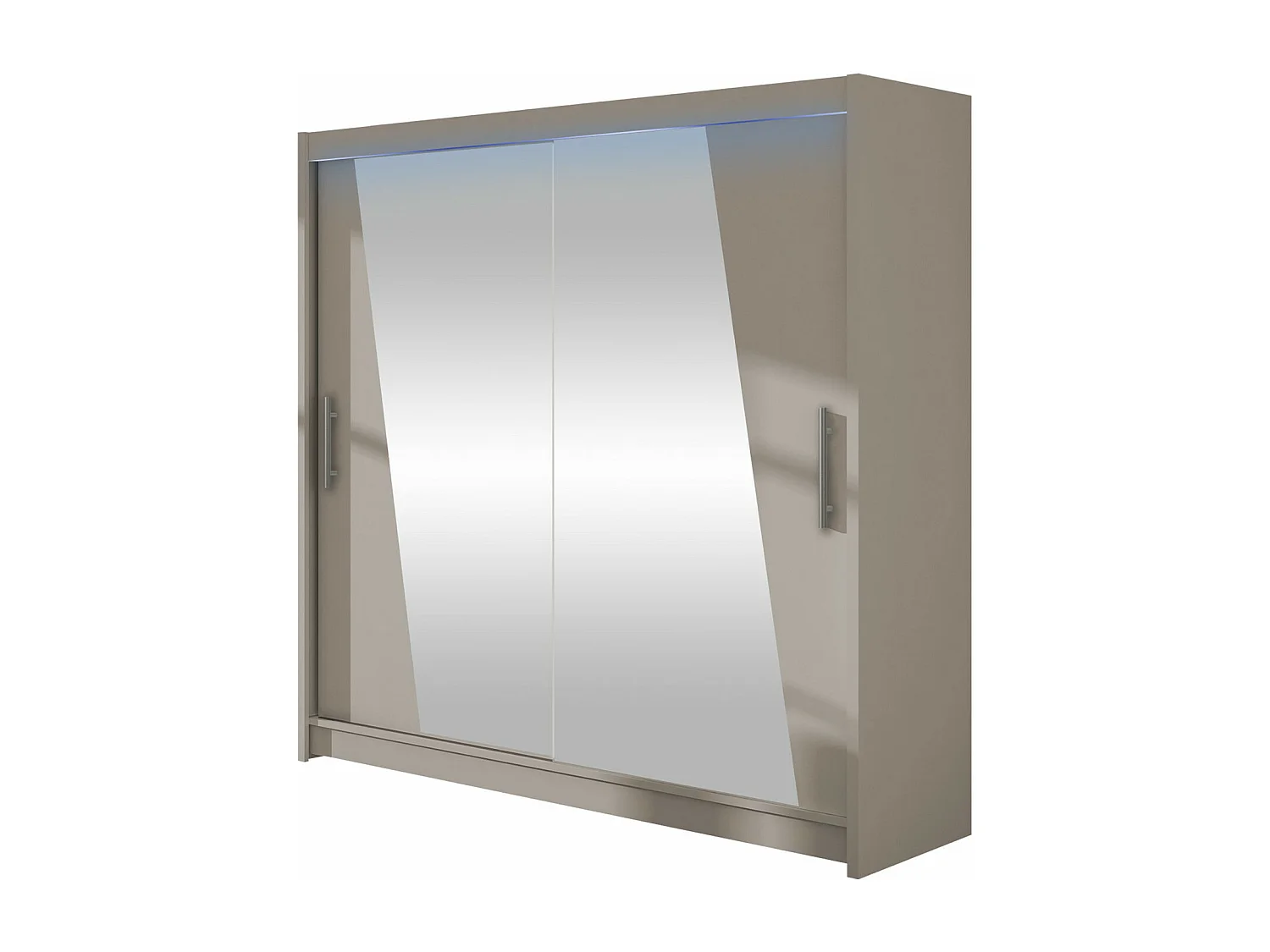 Armoire Closico 144, Cachemire, 215x180x58cm, Portes d'armoire: Coulissantes