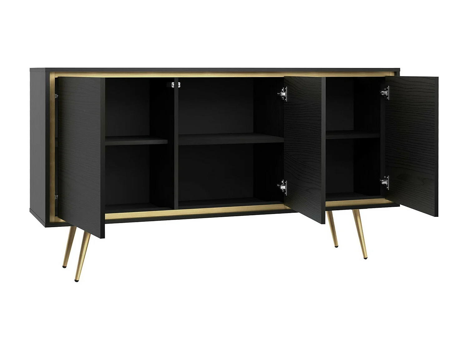 Aparador Providence 190, Cachemira|Dorado, 80x150x40cm, Aglomerado laminado