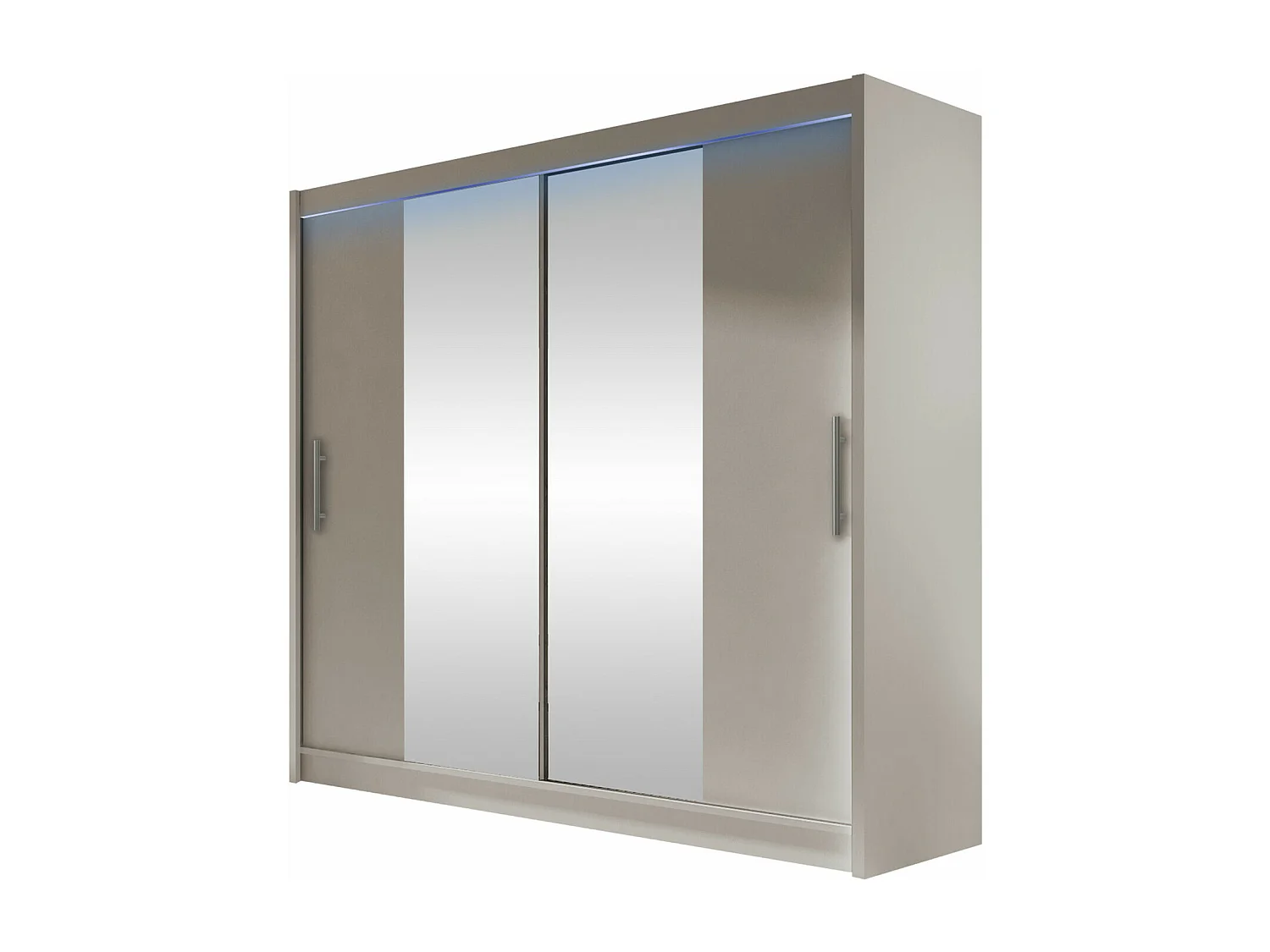 Armoire Closico 123, Cachemire, 215x180x58cm, Portes d'armoire: Coulissantes