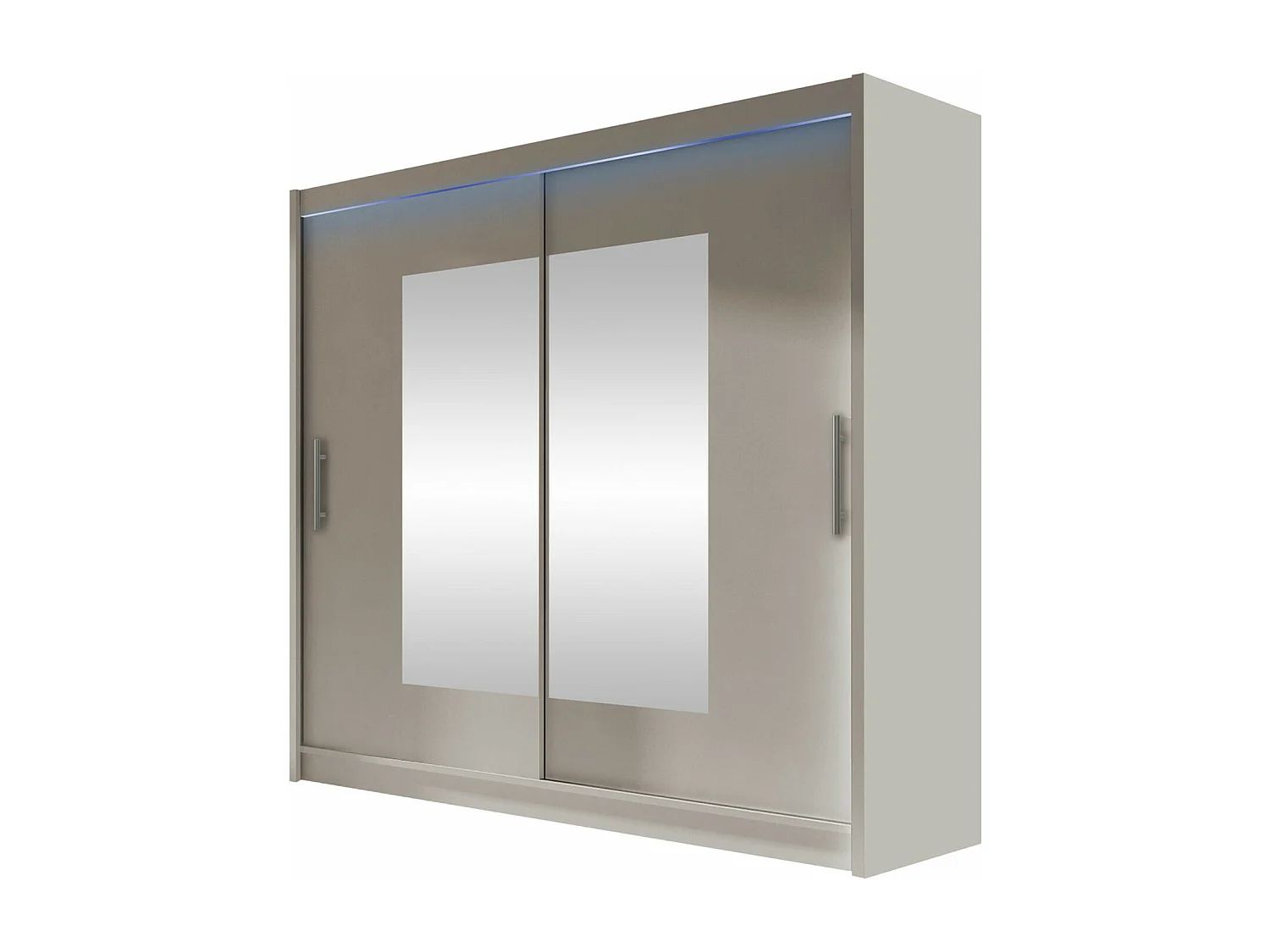 Armoire Closico 106, Cachemire, 215x180x58cm, Portes d'armoire: Coulissantes