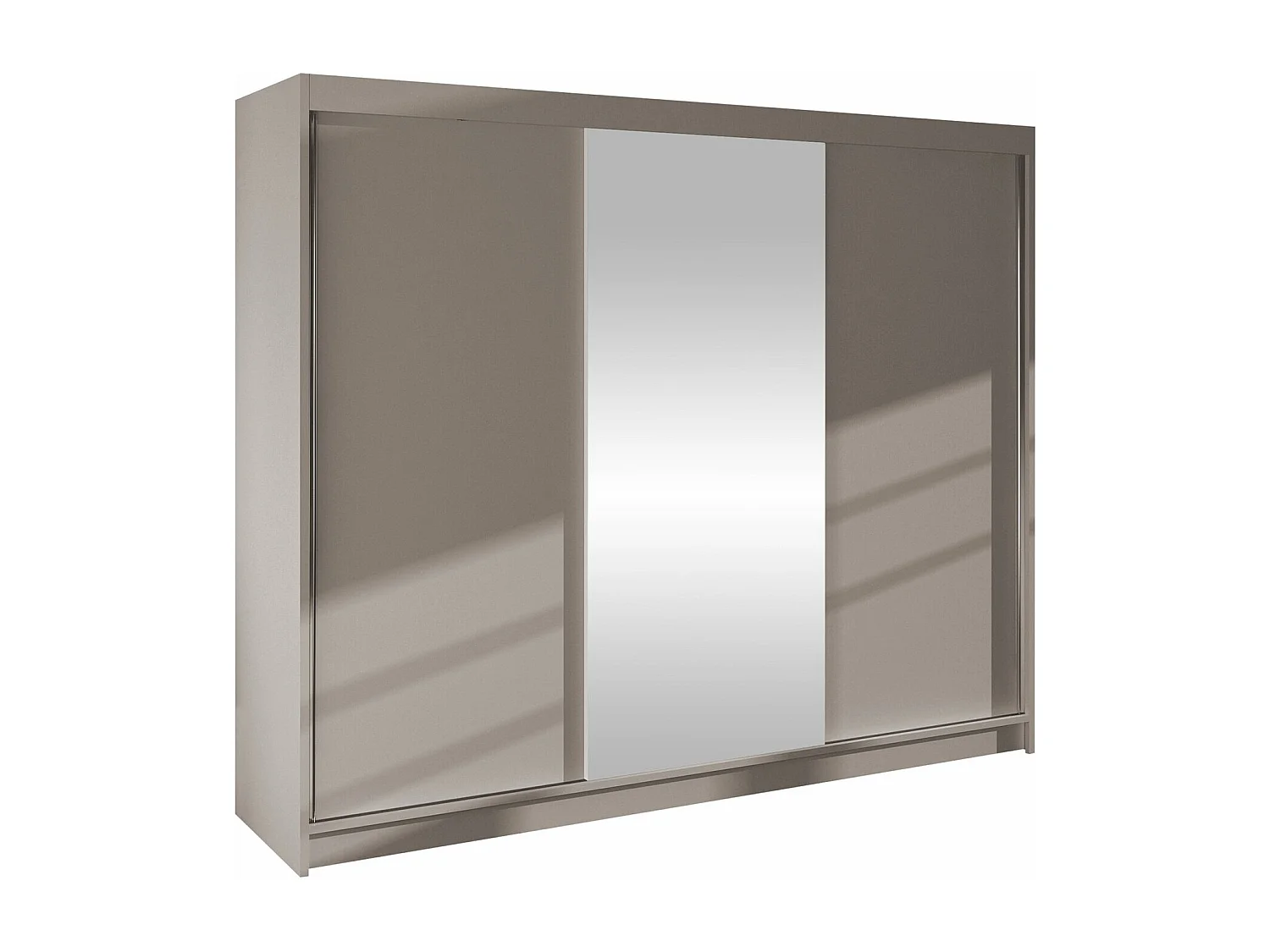 Armoire Closico 158, Cachemire, 215x200x58cm, Portes d'armoire: Coulissantes