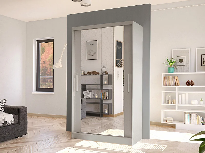 Armario Closico 165, Cachemira, 200x100x58cm, Puertas de armario: Correderas