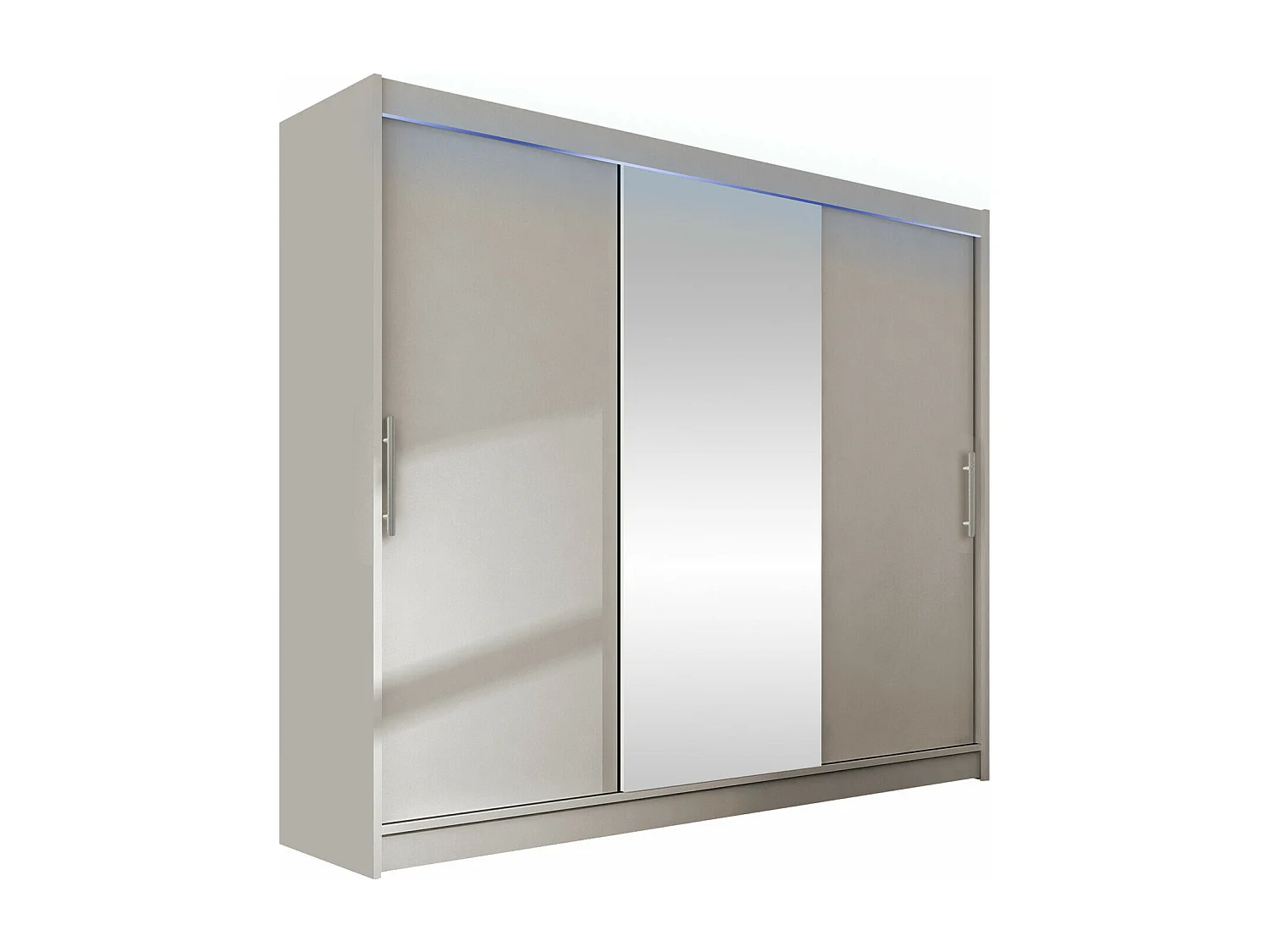 Armoire Closico 122, Cachemire, 215x250x58cm, Portes d'armoire: Coulissantes