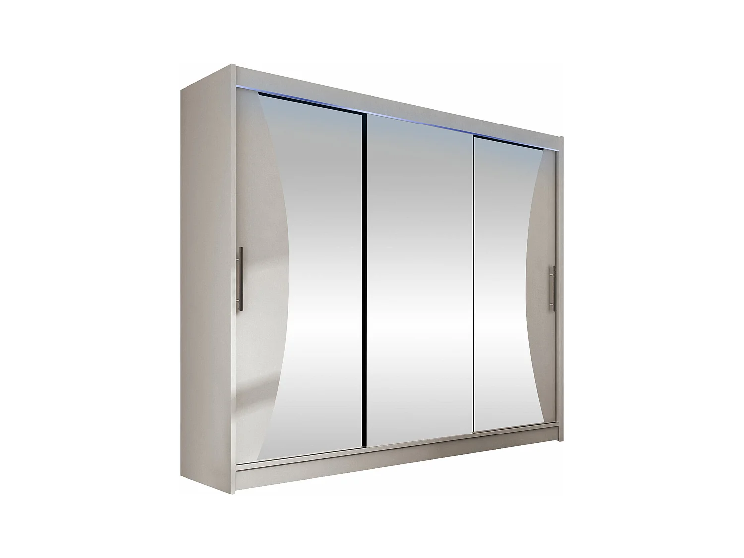 Armoire Closico 120, Cachemire, 215x250x58cm, Portes d'armoire: Coulissantes