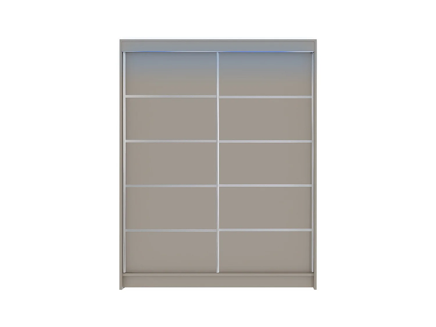 Armoire Closico 145, Cachemire, 200x150x58cm, Portes d'armoire: Coulissantes