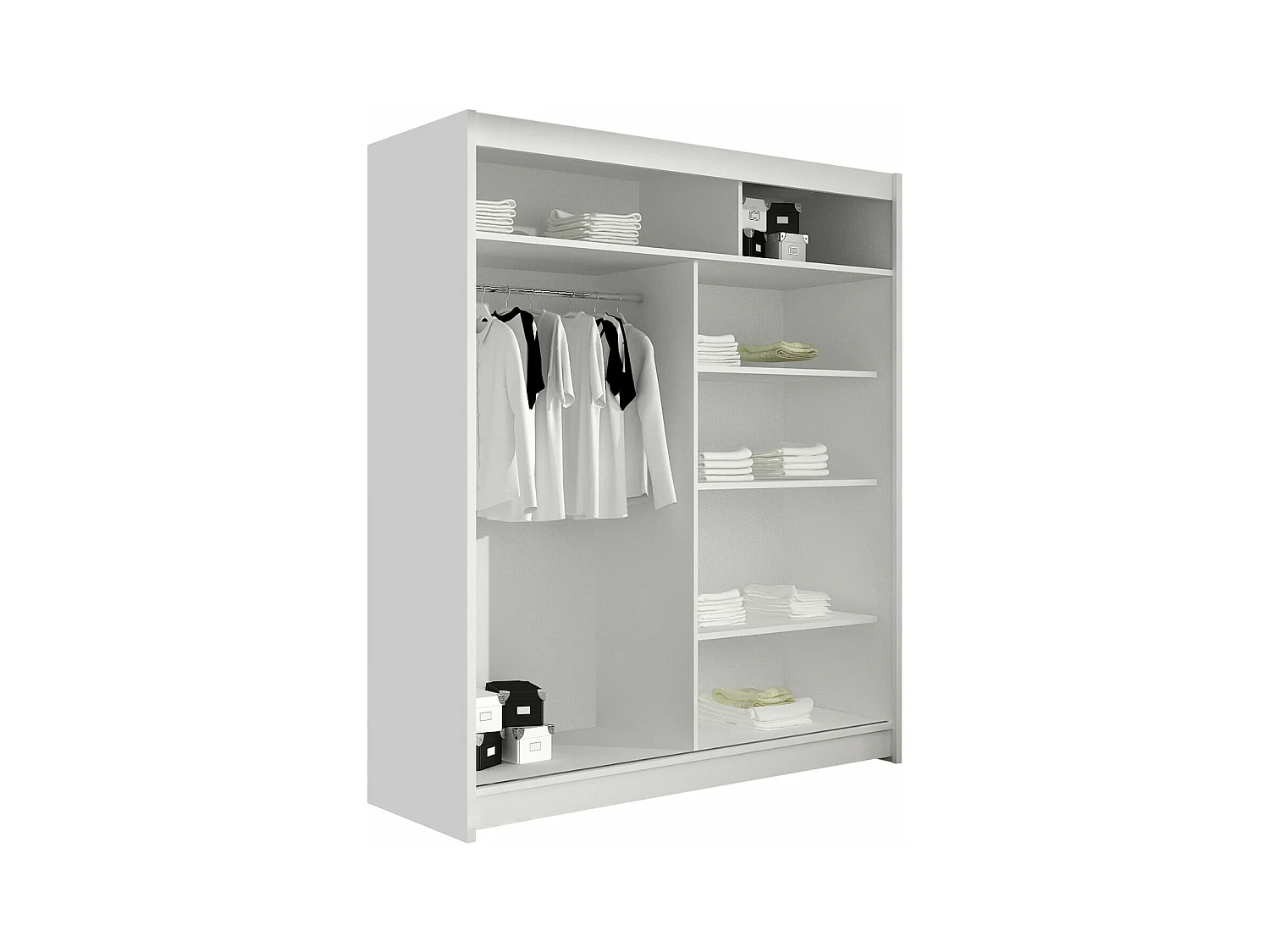 Armoire Closico 145, Cachemire, 200x150x58cm, Portes d'armoire: Coulissantes