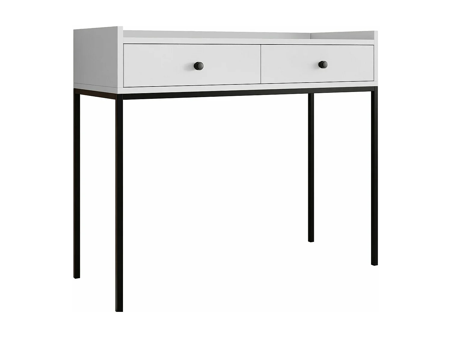 Consola Comfivo Etmore 106, Blanco, 86x100x40cm, Con cajones