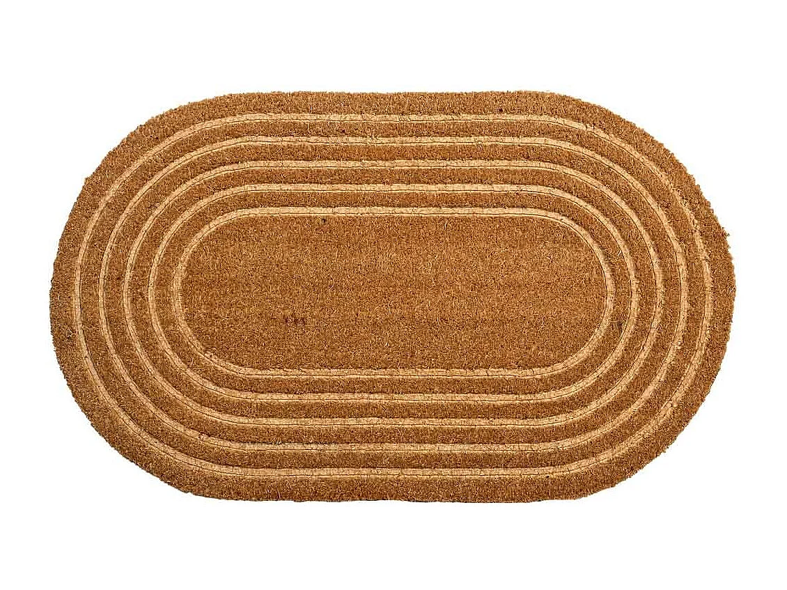 Zerbino in fibra pressata marrone 75x45