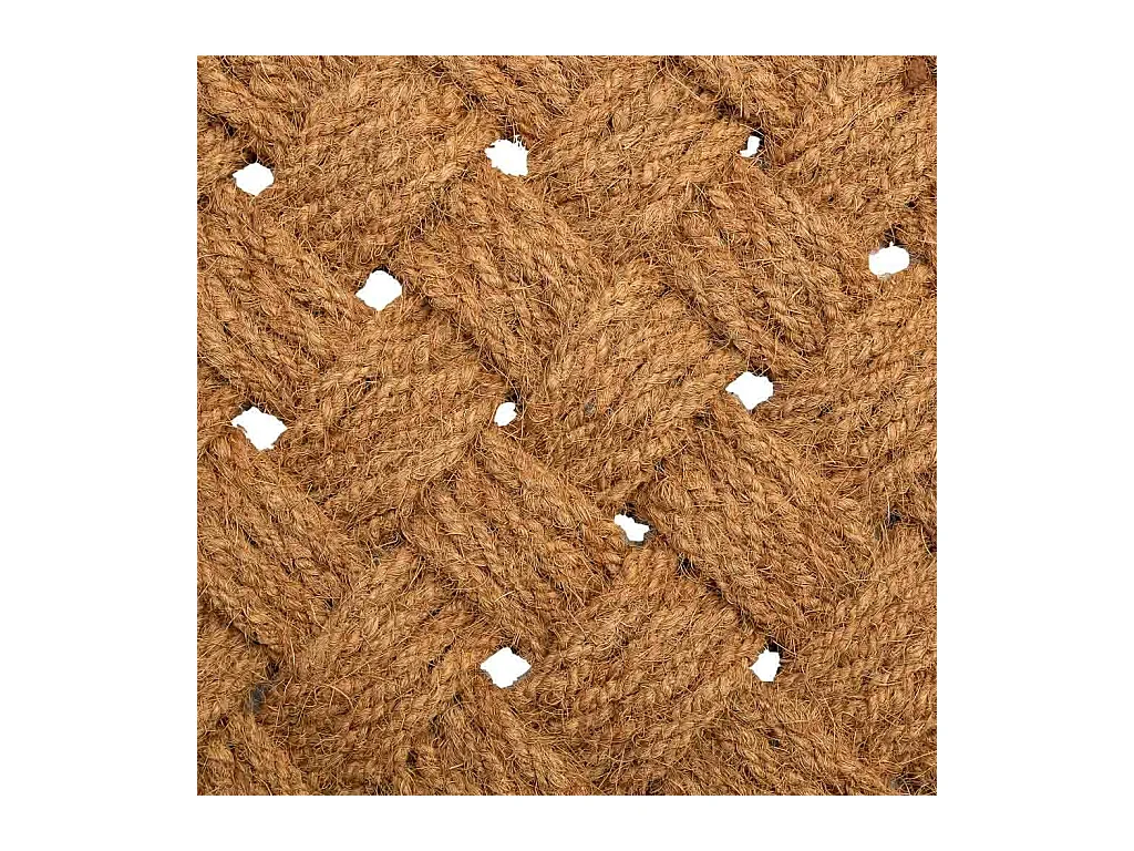 Tapis en corde de coco marron 90x55x3