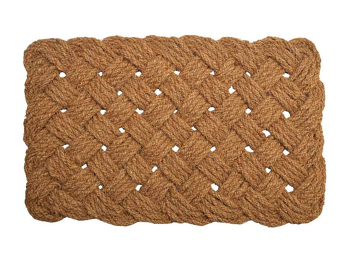 Zerbino corda di cocco marrone 90x55x3
