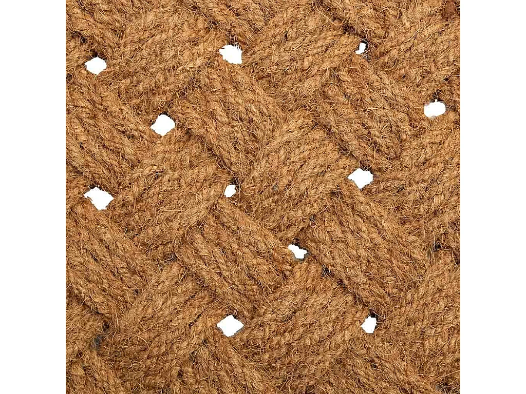 Zerbino corda di cocco marrone 90x55x3