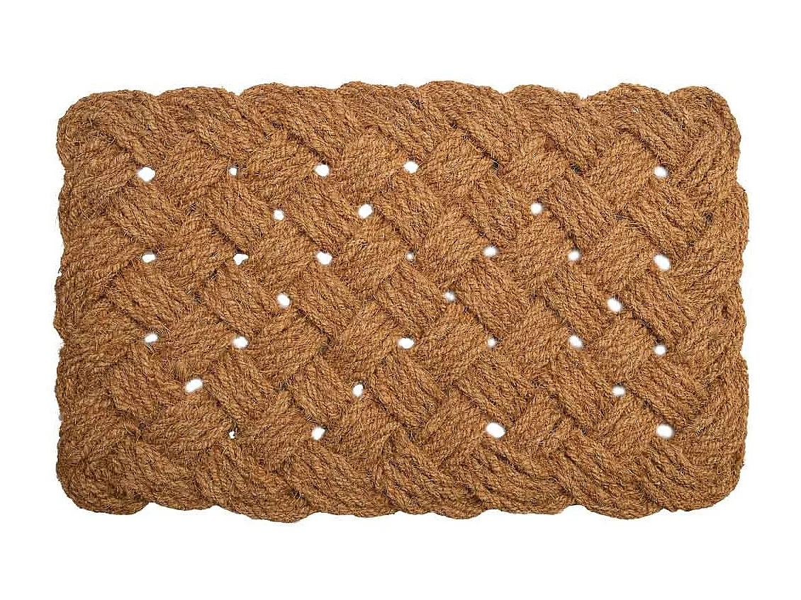 Zerbino corda di cocco marrone 90x55x3