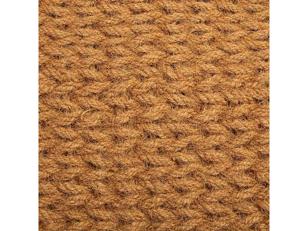 Zerbino corda di cocco marrone 120x60x3