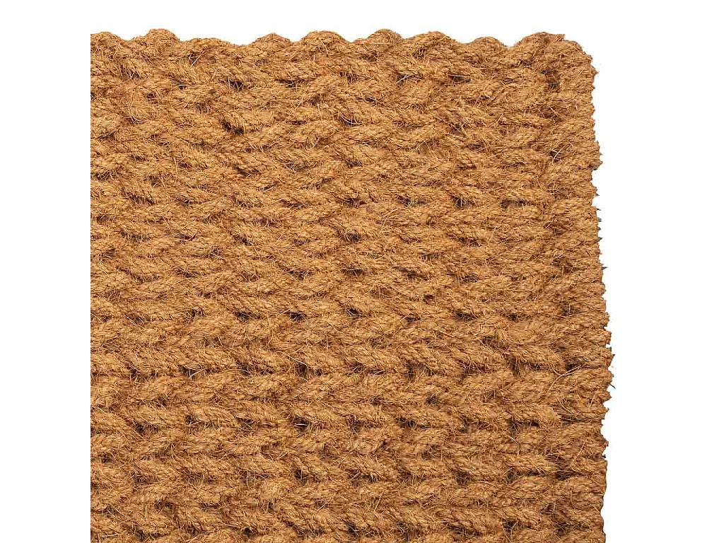 Zerbino corda di cocco marrone 120x60x3
