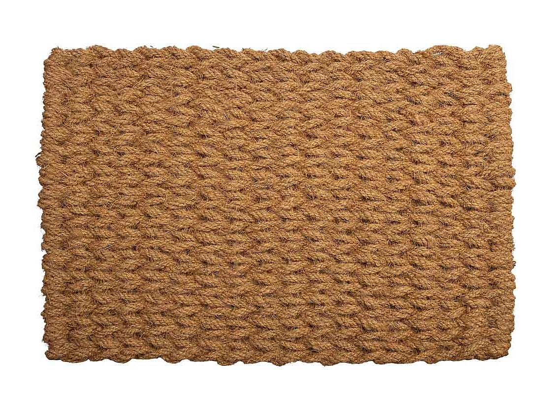 Zerbino corda di cocco marrone 90x60x3