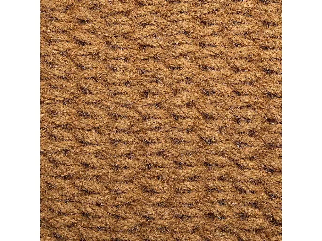 Zerbino corda di cocco marrone 90x60x3