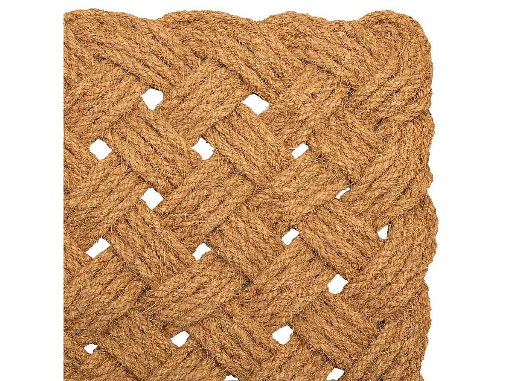 Zerbino in corda di cocco marrone 120x60x3