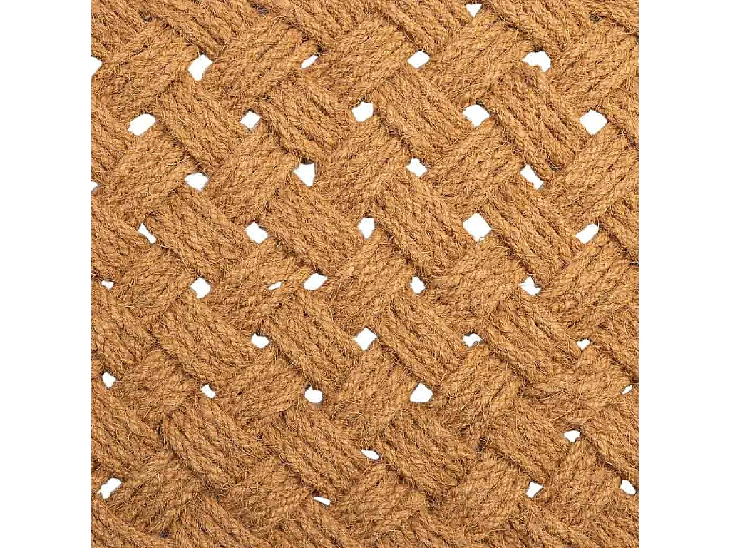 Zerbino in corda di cocco marrone 120x60x3