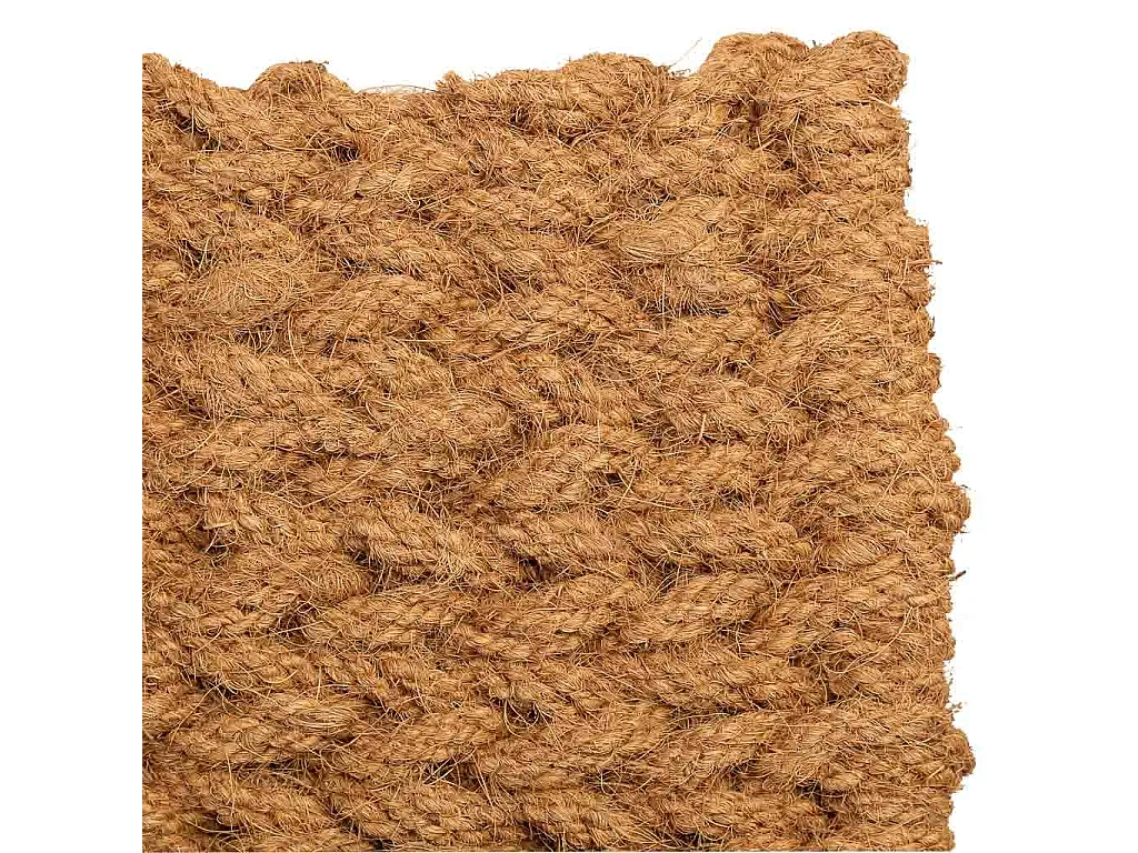 Zerbino corda di cocco marrone 80x50x3