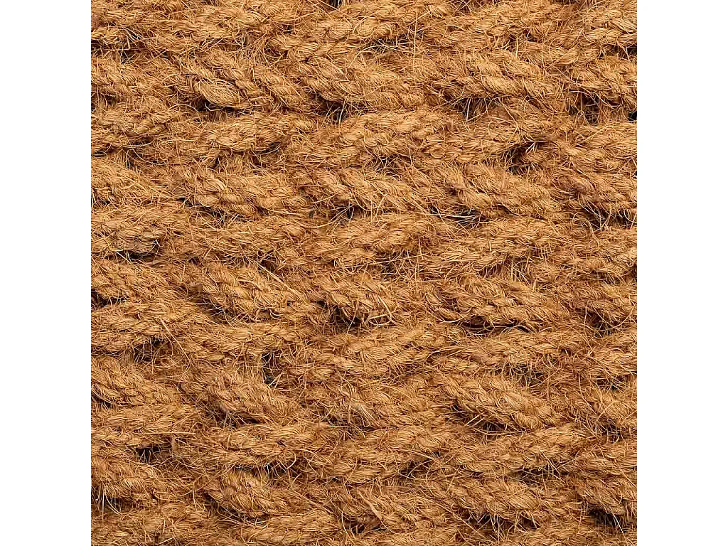 Zerbino corda di cocco marrone 80x50x3