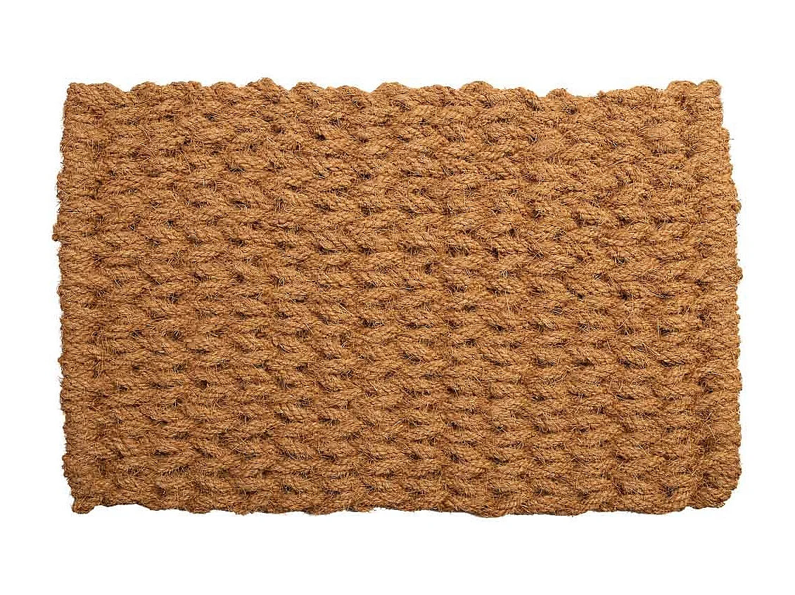 Zerbino corda di cocco marrone 80x50x3